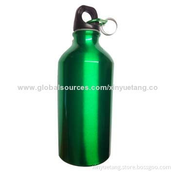 500mL Aluminum Water Bottle Wholesale, BPA-free, Green ColorNew